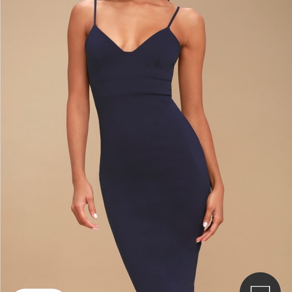 Navy blue Lulu’s dress sz XS